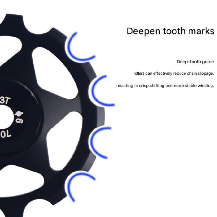 Smooth Durability Jockeys Wheel Guides Bearing Jockeys Pulley Rear Derailleur for Enhancing Bicycles Shifting Efficiency