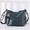 Head Layer Cow Leather Women's Genuine Leather Shoulder Bag, Ladies' Large Capacity Handbag, Underarm High Quality Casual Tote