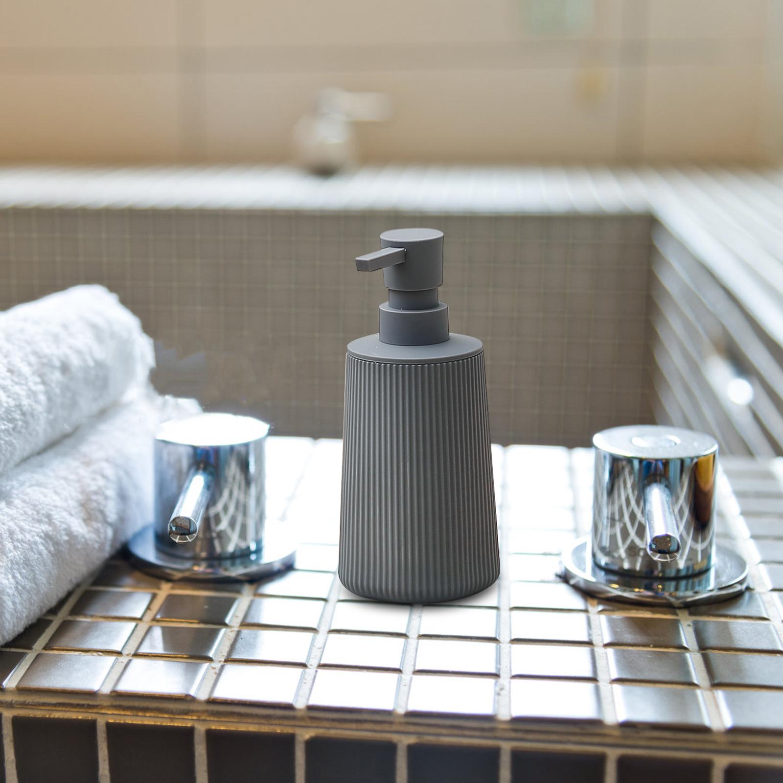 Soap Dispenser Empty Bottle Shampoo Bottle Reusable Handwash Container for Wash серый