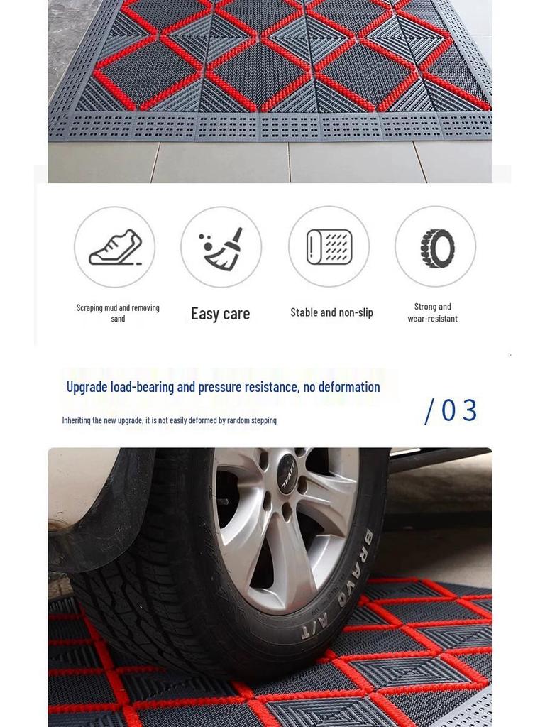 Waterproof Anti-Slip Dust Removal Mat – Three-in-One for Hotel Entrances & Outdoor Use