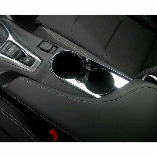 Front Cup Holder Cover Trim Ring Frame Chrome For Chevrolet Camaro 2017+ Inner