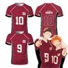 Haikyuu Fukurodani Red Cartoon Uniform T-shirt Anime Cosplay Costume Men 3D Print Tshirt Karasuno Volleyball Jersey Tops