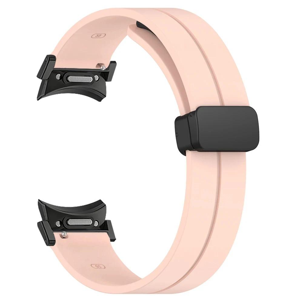 Magnetisches Silikonarmband für Samsung Galaxy Watch6 44mm 40mm Sportuhrband 20mm Armband Armband Galaxy Watch 6 Classic 43mm 47mm