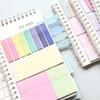 Set de Post-its Kawaii Extensible Amovible Bloc-notes Étudiant Indispensable Fournitures de Planificateur d'Études Accessoires de Bullet Journal