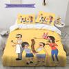 Bob's Burgers  Pattern Bedding Quilt Set  Home Decoration  Gift (1 * Duvet Cover + 2 * Pillowcase  Without Core)