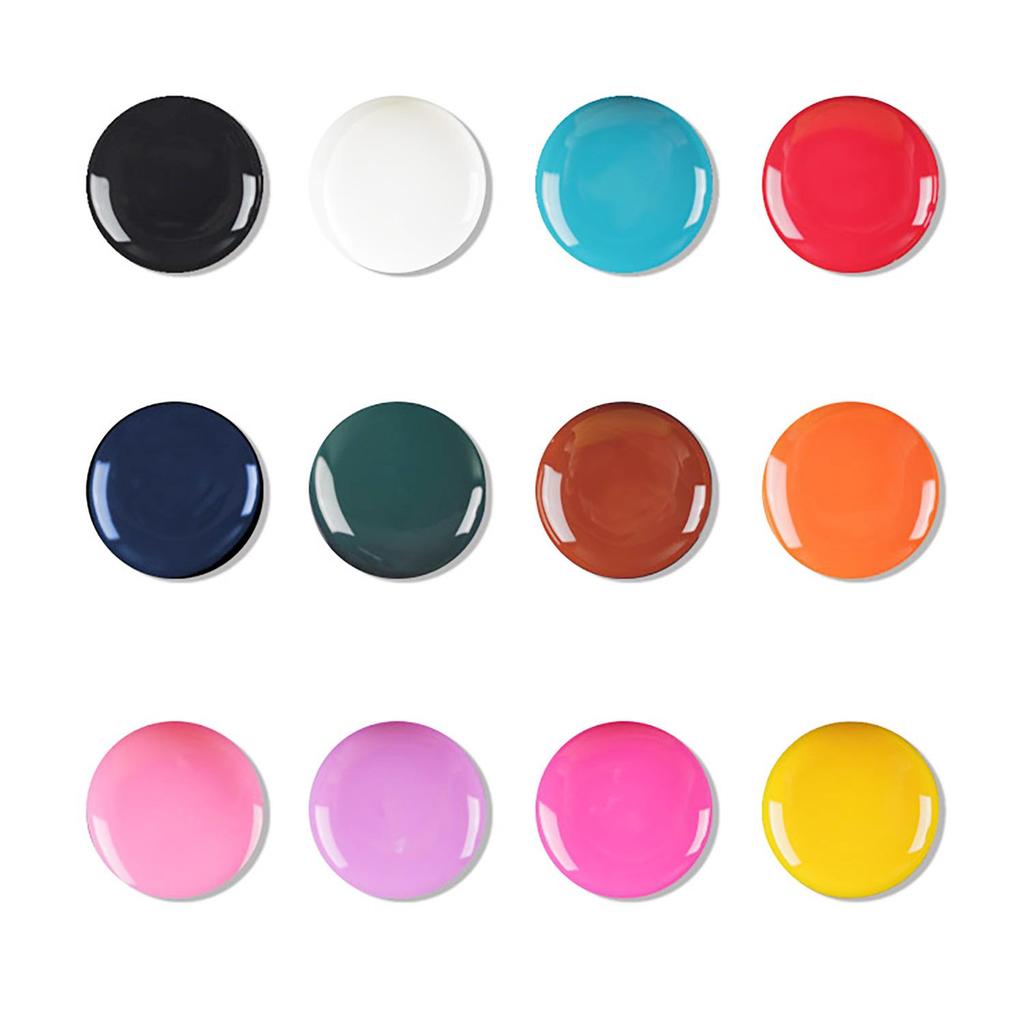 Nail Art Gel Set: 12 UV Colors for Painting, Drawing, and Solid Color Designs