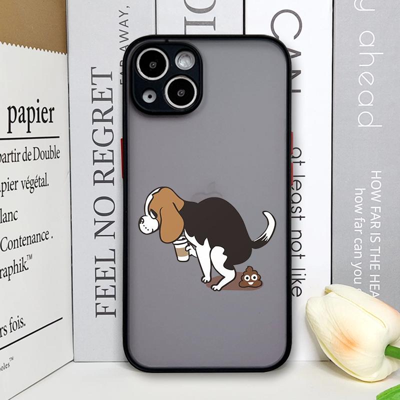 Funny Cartoon Coffee Dog Couple Phone Case for Xiaomi Redmi Note 14 Pro Plus 13 12 11 11T 10 Pro+ 9 S 8 PRO 5G Paired Hard Cover