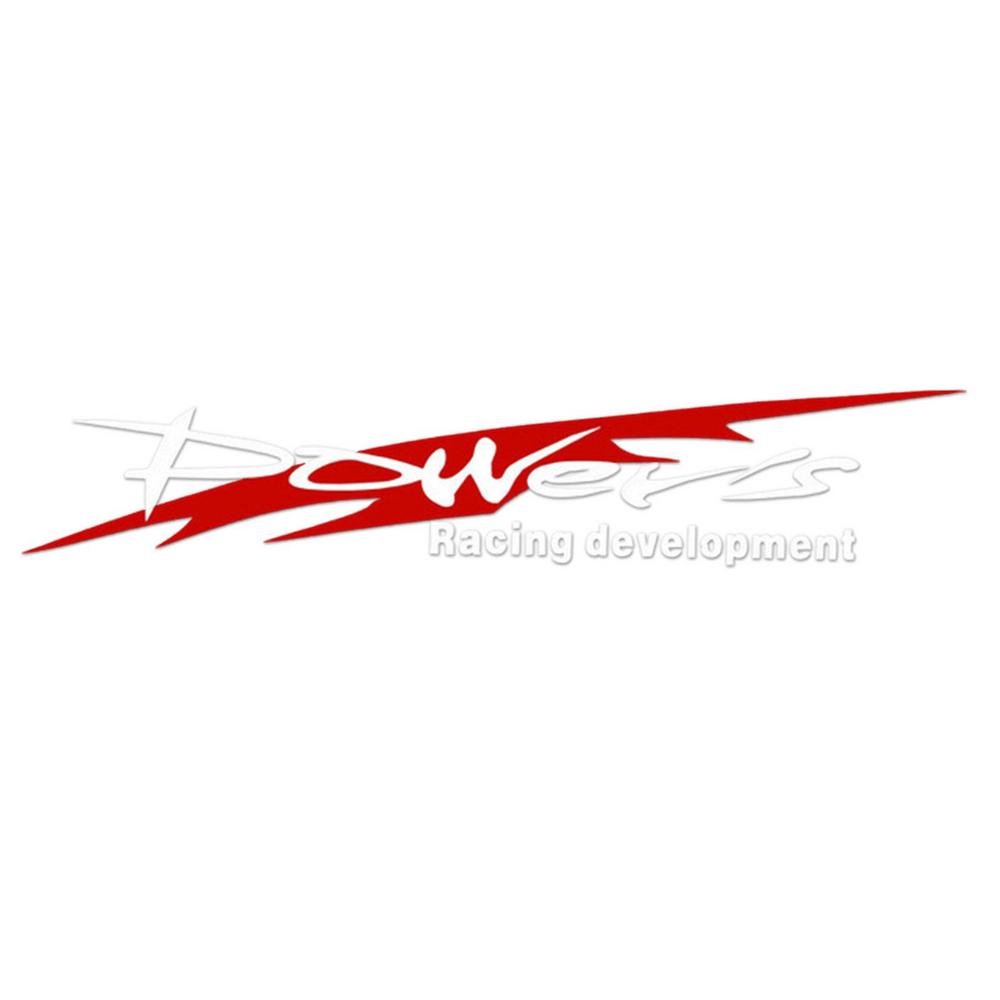 

Racing Development Car Sticker Personality Trend Power s Racing Development Sports Sticker Car Reflective Waterproof Decal білий