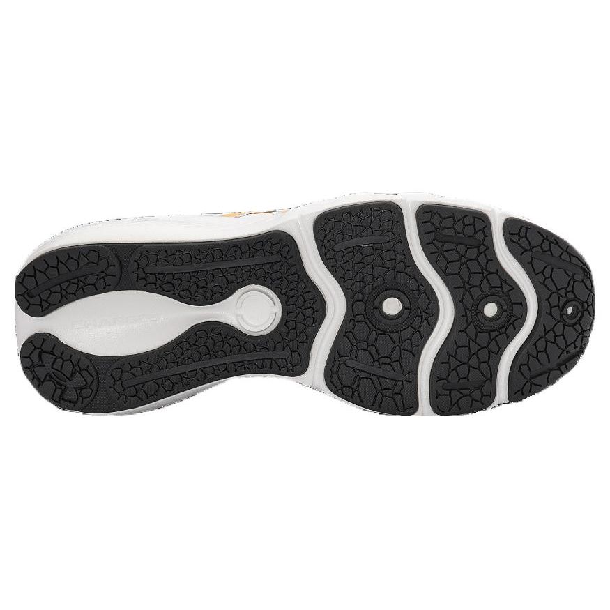 Under Armour Charged Vantage 2 Low Top Running Shoes Women sneaker White Yellow 3028449-100