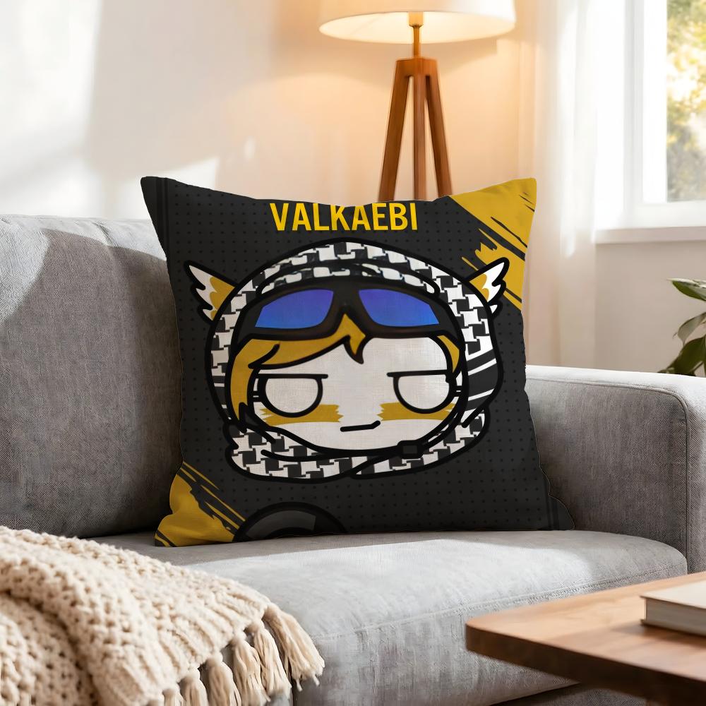 Character DOKKAEBI Cushion Cover 4Pcs Decorative Covers Soft Cushion Case for Sofa Couch Decor 40x40 45x45 Pillowcases 4PCS