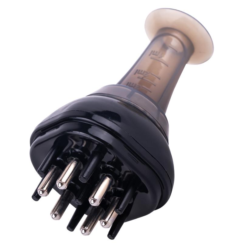 Applicatore per cuoio capelluto Pettine liquido per il trattamento del cuoio capelluto Olio essenziale Spazzola massaggiatrice per la guida Siero per la crescita dei capelli Dispositivo per applicare l'olio