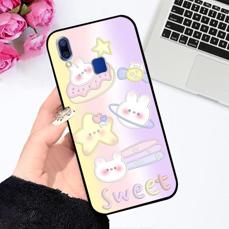 For Vivo V11 Case V11 Pro Shockproof TPU Soft Silicone Phone Cover For VIVO X21s Capa V11i Fundas Color Printing Fashion Cartoon