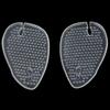 1 Pair Silicone Gel Inserts Cushion Foot Care Insoles For Flip Flop Sandals