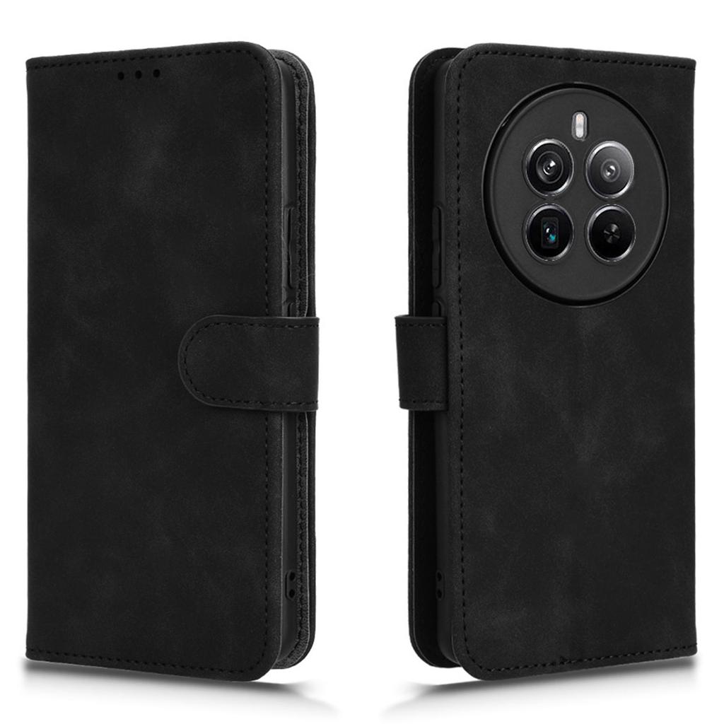 For Realme 12 4G/12+ 5G Case Skin-Touch Leather Wallet Phone Cover