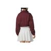 Puma Color Block Versatile Fitness Comfortable Casual Jacket Women Jacket Burgundy 633795-96