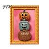 Waterproof Fridge Magnets Halloween Pumpkin Frame Refrigerator Magnet, Vintage Ghost Whiteboard Decorative Magnet for Holiday Party