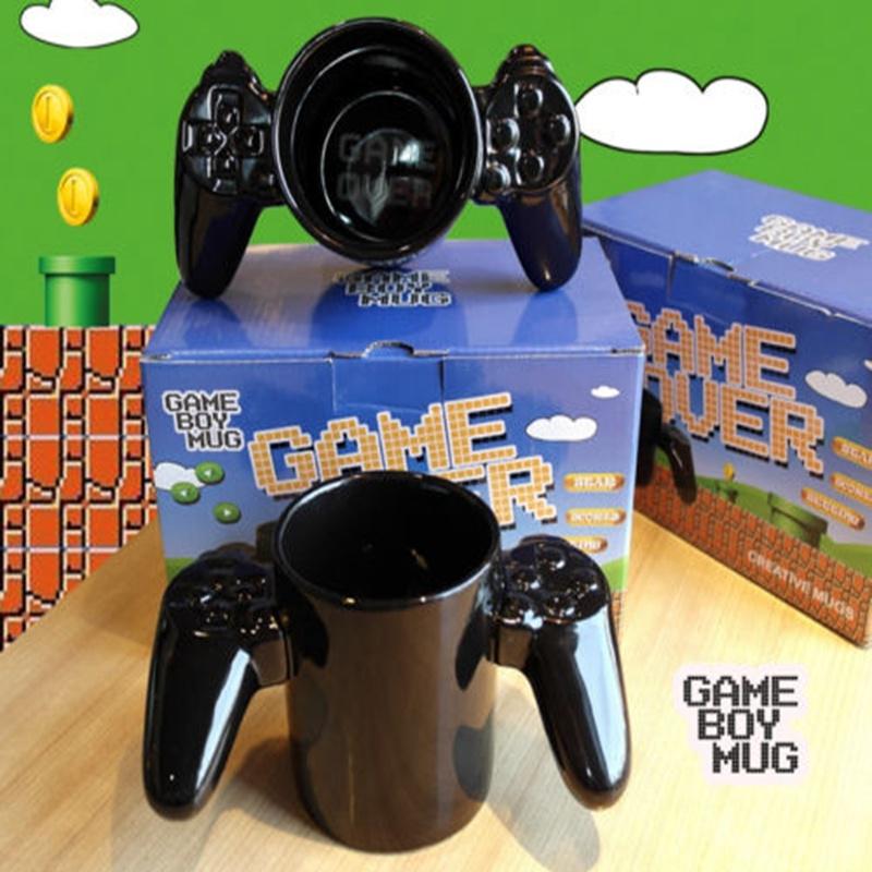 Creative Coffee Cup Svart Game Cup Keramisk Vannkopp Krus Tekopp Kaffekopp