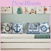 Ocean Series Decorative Pillow For Living Room Modern Plush Cushion 45x45cm