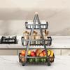Space-Saving Kitchen Organizer 3-Tiers Design Vegetable Storage Basket  Home Kitchen
