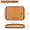 ROYUGO Non-Slip Plastic Serving Tray