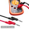 AD23-P1036 5PCS 4Mm Copper Banana Plug To Banana Plug Multimeter Test Leads Soft PVC Cable 1M Wire 1000V 15A