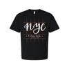 NYC Grid Graphic Unisex Short Sleeve Tee With Urban Style Logo And Modern Grid P