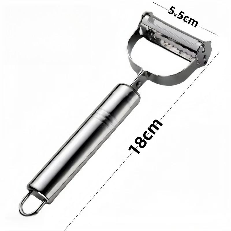 Stainless Steel Peeler Melon Potato Carrot Cucumber Multifunctional Fruit and Vegetable Tools Household Kitchen Tools Shredder