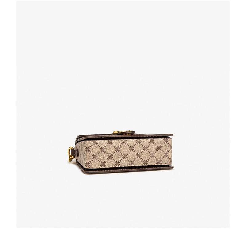 VEZFAA Taschen Damentaschen 2023 Neuer Stil Trendige Vielseitige Mode Umhängetasche Damen Bedruckte Schultertasche Damen Kleine Quadratische