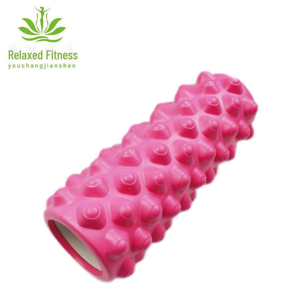 EVA 33cm 3D Dot Yoga Foam Roller for Muscle Massage and Fitness