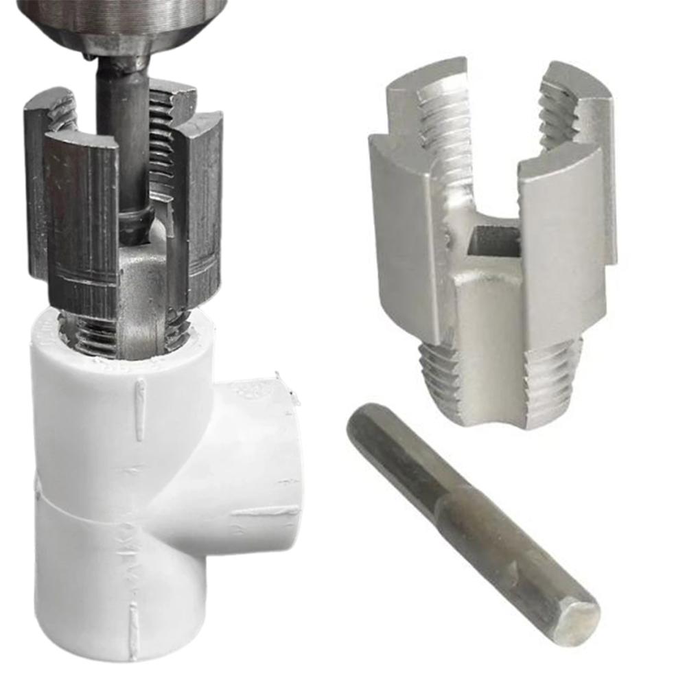 Wasserrohr Gewindeschneider Innengewinde Außengewinde Integrierter Gewindebohrer und Schneideisen Geeignet für 1/2 Zoll Ppr Rohr Gewinde Schlitzen Werkzeug