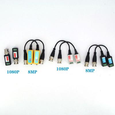 1pair 4type 1080P 8MP Passive Cctv Video Balun RJ45 CCTV Transceiver Coax BNC Supply Power Connector For HDCVI HDTVI AHD Camera