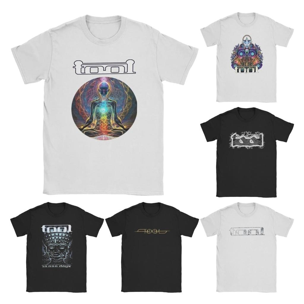 Narzędzie Rockowe Zespół Galaktyka Koszulki Męskie Lateralus Muzyka Heavy Metal Koszulki Krótki Rękaw Okrągły Dekolt Czysta Bawełna Prezent Urodzinowy Top