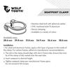Wolf Tooth Sattelklemme Schwarz 31,8 mm