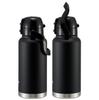 Skater STD10H-A Stainless Steel Direct Drinking Bottle with Handle, 1000ml Water Bottle, Black