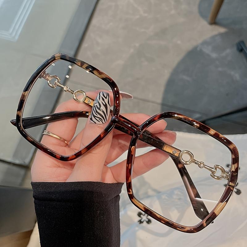 Übergroße Blaulichtblockierende Brille Brillengläser Computerbrillen Für Damen Unisex Entlasten Augen
