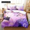 3D Print Fashion Murasaki Shion Anime Bedding Set Boys Girls Twin Queen Full Size Duvet Cover Pillowcase Bed Adult Bedroom