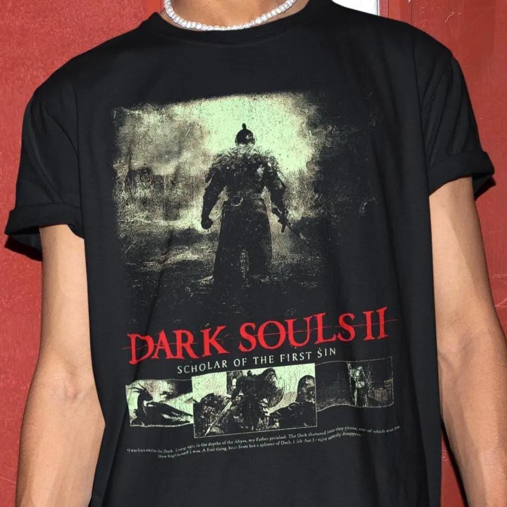 

Dark Souls 2 Shirt Gaming Tshirt,Video Game T-shirt Summer Men s and Women s Loose and Breathable T-shirt Top S разноцветный