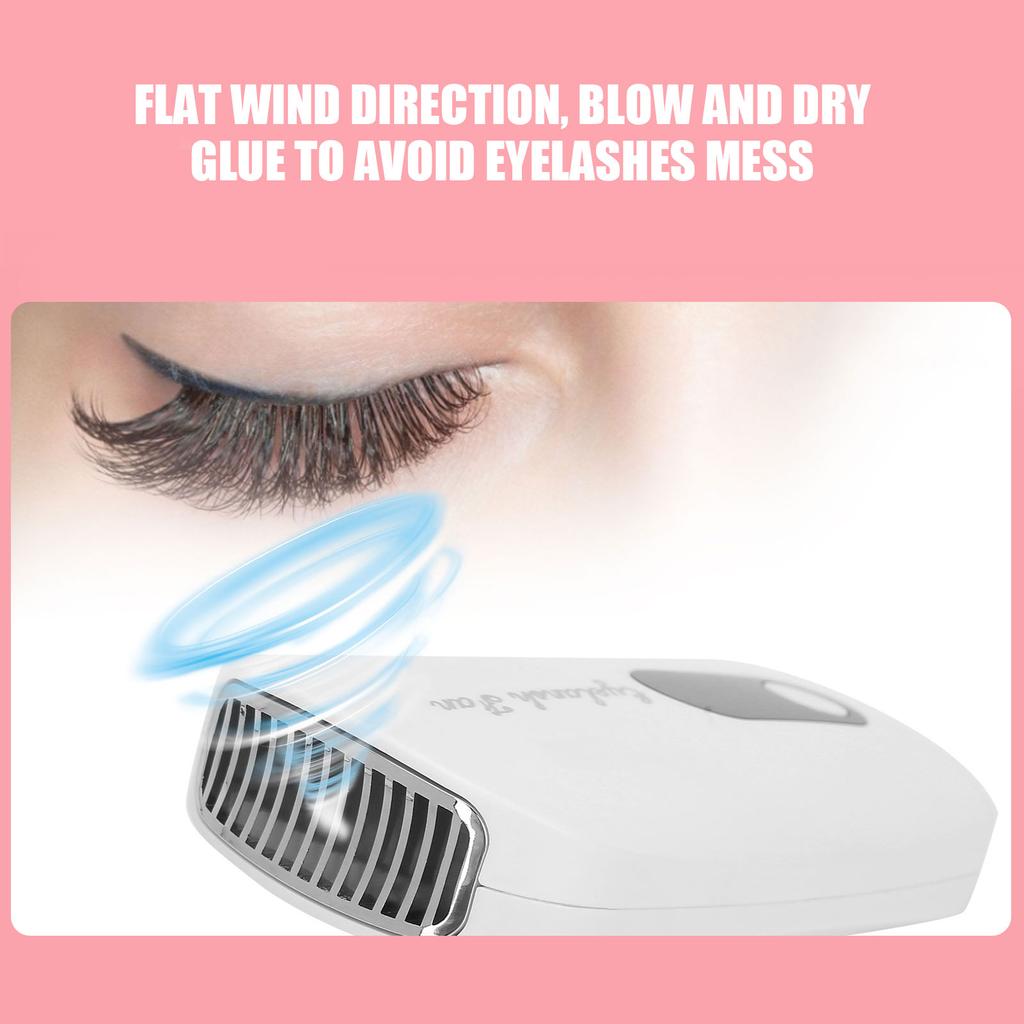 Eyelash Blow Dryer Fan USB Rechargble Grafting Eyelashes Extension Glue Dryer Fan