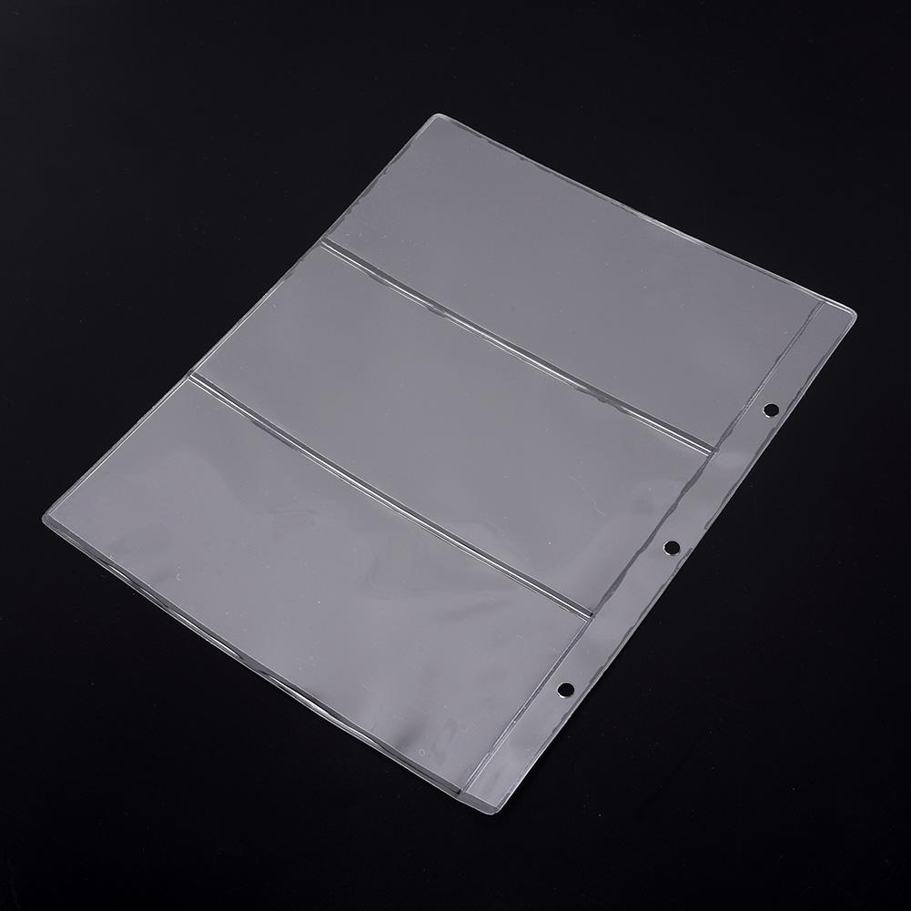 Storage Paper Money Album Clear Accessory Transparent Accessories Portable