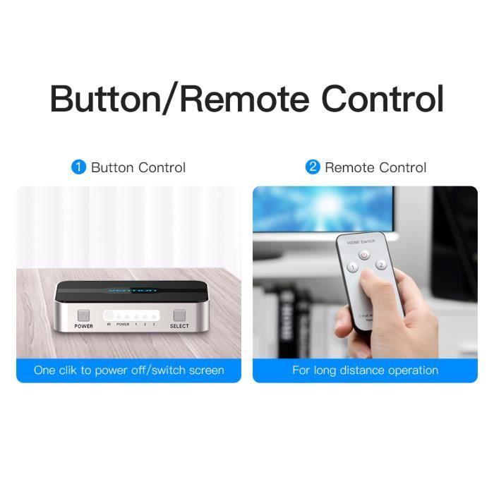 HDMI Switch 3 In 1 Out