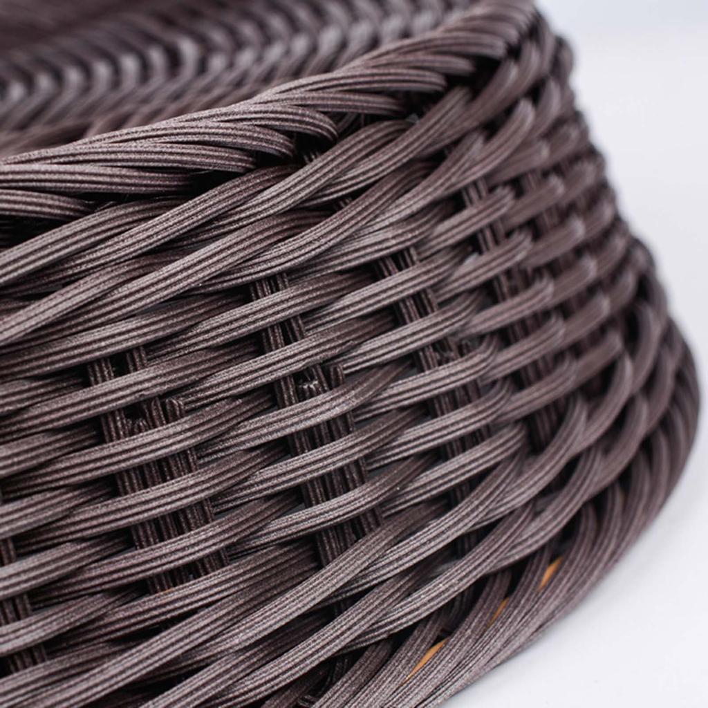 Hand Woven Harvest Basket Lightweight Basket Imitation Rattan Fruit Baskets for Home Multi Functional Decorations