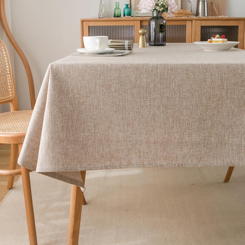 Wasserdichte Rechteckige Tischdecke, Bauernhaus-Tischdecke, Einlaufschutz, Weich und Knitterarm, Dekorative Stoff-Tischdecke