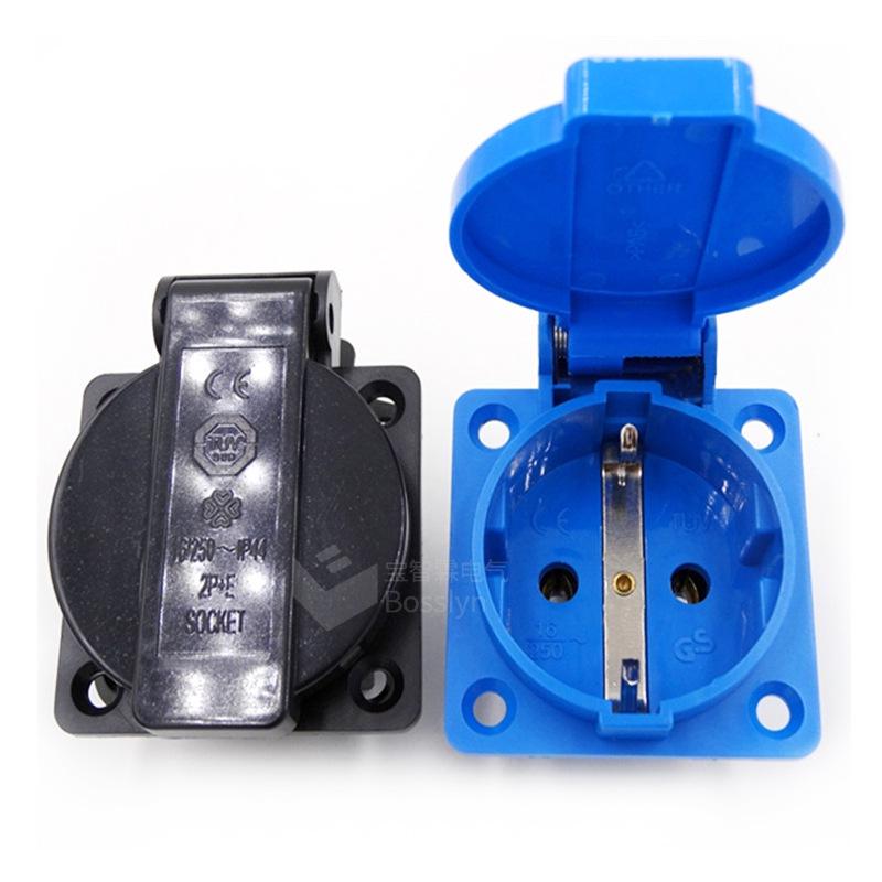 European German IP44 Waterproof Industrial Socket