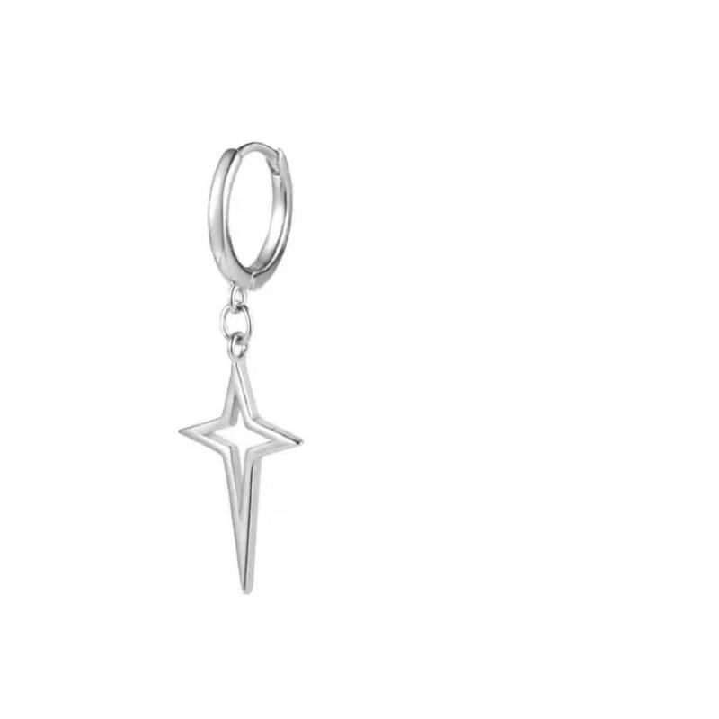 Star Triangle Earrings Women Minimalist Fashion Punk Statement Earrings
