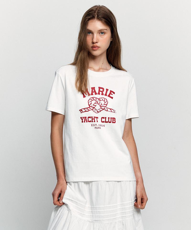 MARIE CLAIRE Marie Yacht Club Regular Fit T-Shirt (Mafbts26Mwh)