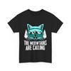 The Meowtains Are Calling Snowboarding Snowboarder Cat Goggle Cute T-shirt