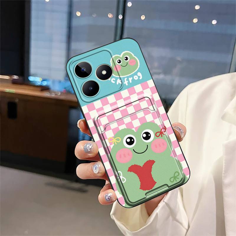 Dirt-resistant Fashion Design Phone Case For Realme C53/Narzo N53/Note50/C51/C51S Silicone Cover Anti-dust Card bag Cute