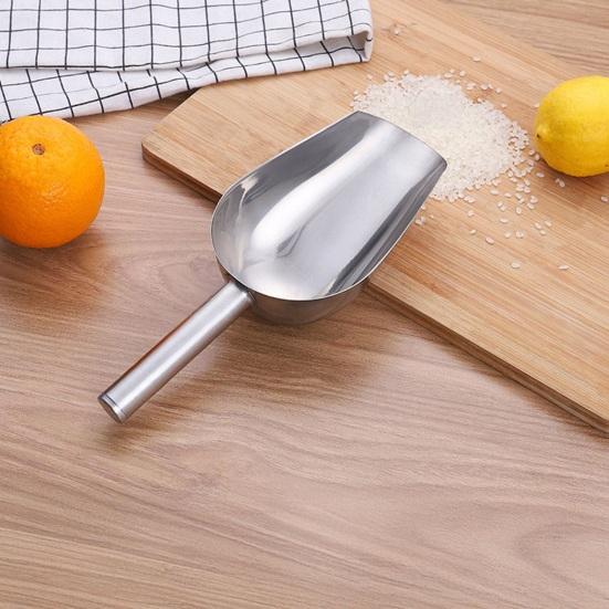 Stainless Steel Ice Scoop  Multipurpose Metal Ice Scoop for Ice Machine