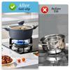 1pcs Gas Stove Support Stand, Stainless Steel Stand, Camping Iron Stove Ring, Heat Diffuser, Small Pot Stand, Kitchen Cooking