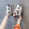 Autumn New Popping Board Versatile Little White Shoes Casual Fashion Women's Shoes Black and White Inner Heightening Platform Shoes Women
